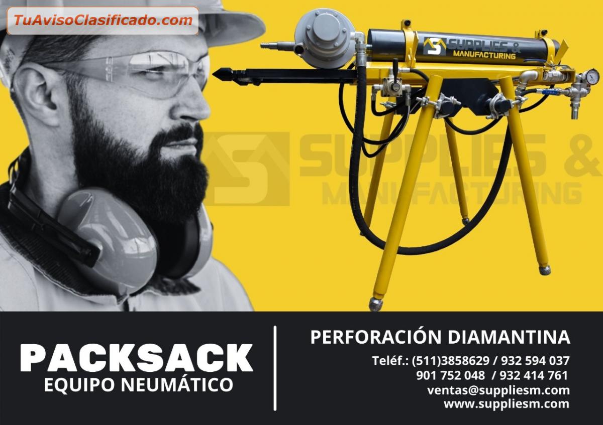 MAQUINA PERFORADORA DIAMANTINA PACKSACK Servicios Y Comercios G