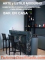 BARRA BAR  en casa DISEÑOS Y FABRICACION  A PEDIDO ESPECIAL